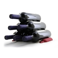Display wine in a unique way with this clever bottle holder from Make My Day--display up to 10 bottles in a pyramid or in a row. Also great for storing bottles in the fridge! Display wine in a unique way with this clever bottle holder from Make My Day--display up to 10 bottles in a pyramid or in a row. Also great for storing bottles in the fridge!
