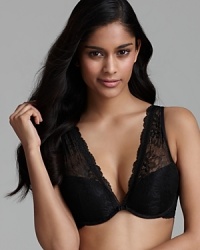 This bra with demi low plunge cups covered in super soft decorative lace is as practical as it is beautiful: It can be converted into a halter for a functional, seductive look. Style #7235 This bra with demi low plunge cups covered in super soft decorative lace is as practical as it is beautiful: It can be converted into a halter for a functional, seductive look. Style #7235