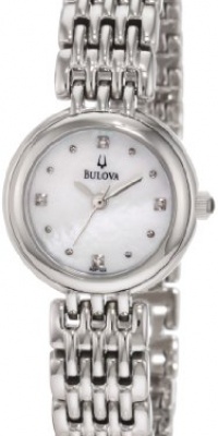 Bulova Women's 96P122 Diamond Petite Classic Watch Bulova Women's 96P122 Diamond Petite Classic Watch
