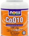 NOW Foods Coq10 100mg, 180 Vcaps