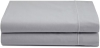 Calvin Klein Home Classic Cord Sheeting King Pair Pillowcase, Frost Calvin Klein Home Classic Cord Sheeting King Pair Pillowcase, Frost