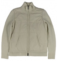 Lauren Ralph Lauren Women's Quilted Wool Full Zip Jacket (Peak Cream) Lauren Ralph Lauren Women's Quilted Wool Full Zip Jacket (Peak Cream)