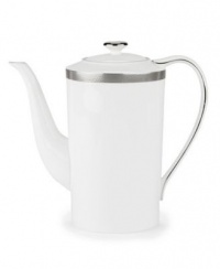 Lauren Ralph Lauren Hewitt Platinum Coffee Pot Server Lauren Ralph Lauren Hewitt Platinum Coffee Pot Server