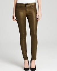 In a collaboration between DL1961 and the ever-popular blog Bag Snob, these metallic skinny jeans add gilded glam to your wardrobe for an evening-chic take on denim. In a collaboration between DL1961 and the ever-popular blog Bag Snob, these metallic skinny jeans add gilded glam to your wardrobe for an evening-chic take on denim.