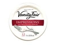 Vanity Fair Disposable Plate, 12 Count, 11 Inch Vanity Fair Disposable Plate, 12 Count, 11 Inch