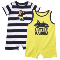 Carter's Boys 2-pack Romper Set (3M-24M)