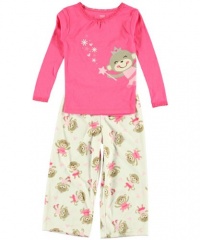 Carter's Toddler 2 Piece Fleece PJ Set - Fairy Monkey-4T Carter's Toddler 2 Piece Fleece PJ Set - Fairy Monkey-4T