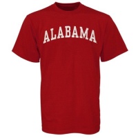 NCAA Alabama Crimson Tide Vertical Arch T-shirt - Crimson NCAA Alabama Crimson Tide Vertical Arch T-shirt - Crimson
