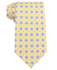 A micro pattern adds a fresh touch to your look. This tie from Tommy Hilfiger is an instant classic. A micro pattern adds a fresh touch to your look. This tie from Tommy Hilfiger is an instant classic.