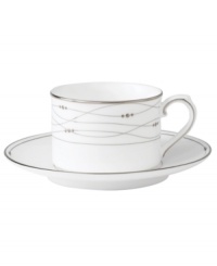 Set a sumptuous table with luxurious Precious Platinum dinnerware and dishes from Royal Doulton. Intertwining platinum lines and raised, dotted accents create a sophisticated, segmented design. Set a sumptuous table with luxurious Precious Platinum dinnerware and dishes from Royal Doulton. Intertwining platinum lines and raised, dotted accents create a sophisticated, segmented design.