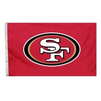 NFL San Francisco 49ers Logo Only 3-by-5 Feet Flag with Grommetts NFL San Francisco 49ers Logo Only 3-by-5 Feet Flag with Grommetts