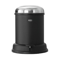 The Vipp bin is made from finest quality stainless steel and rubber. Features specially designed damper mechanism for smooth closing of lid. Customized bin liners available. Ideal for bathroom. The Vipp bin is made from finest quality stainless steel and rubber. Features specially designed damper mechanism for smooth closing of lid. Customized bin liners available. Ideal for bathroom.