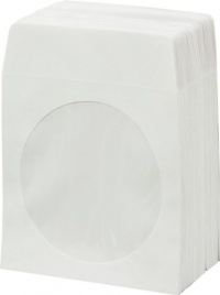 Primero CD & DVD Paper Sleeves with Window 100-Pack Primero CD & DVD Paper Sleeves with Window 100-Pack