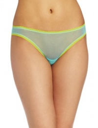 OnGossamer Women's Mesh Bikini, Tropical Blossom, Medium OnGossamer Women's Mesh Bikini, Tropical Blossom, Medium