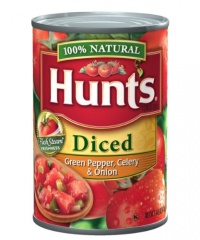 Hunt's Diced Tomatoes With Green Peppers, Celery And Onion, 14.5-Ounce Units (Pack of 12) Hunt's Diced Tomatoes With Green Peppers, Celery And Onion, 14.5-Ounce Units (Pack of 12)