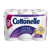 Cottonelle Ultra Comfort Care Toilet Paper, Big Roll (12 Rolls) Cottonelle Ultra Comfort Care Toilet Paper, Big Roll (12 Rolls)
