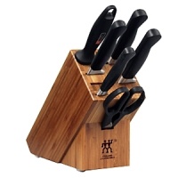 This 7 piece set from J.A. Henckels International includes all the cutlery essentials for the home chef. This 7 piece set from J.A. Henckels International includes all the cutlery essentials for the home chef.