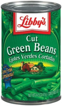 Libby's Cut Green Beans, 14.5-Ounce Cans (Pack of 12) Libby's Cut Green Beans, 14.5-Ounce Cans (Pack of 12)