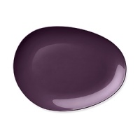 This fashion-forward porcelain dinnerware has signature DVF style - bold, unique, modern. The highly glossed surface, intentionally irregular curves and exposed seams create a chic tablescape and offer infinite styling possibilities. Mix and match with other colors in the Pebblestone collection to create your own signature look.