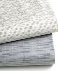 Featuring an allover print that resembles an intricate woven, this ultra-smooth 400-thread count Hotel Collection sheet set is the new definition of modern style. Featuring pure Pima cotton in two contemporary hues. Featuring an allover print that resembles an intricate woven, this ultra-smooth 400-thread count Hotel Collection sheet set is the new definition of modern style. Featuring pure Pima cotton in two contemporary hues.