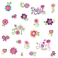 RoomMates RMK1649SCS Love, Joy, Peace Peel & Stick Wall Decals RoomMates RMK1649SCS Love, Joy, Peace Peel & Stick Wall Decals