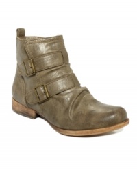 A trendy bootie with so much structured style. The Westbourne booties feature buckled straps and an inside zipper. A trendy bootie with so much structured style. The Westbourne booties feature buckled straps and an inside zipper.