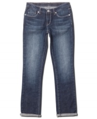 Classic cuff designed skinny jeans by Levi's. Goes with everything. Classic cuff designed skinny jeans by Levi's. Goes with everything.