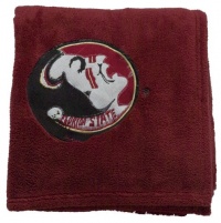 Florida State Seminoles Embroidered Fleece Throw (50 x 70-inch) Florida State Seminoles Embroidered Fleece Throw (50 x 70-inch)