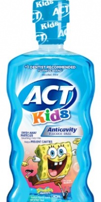 ACT Anti-Cavity Sponge Bob Rinse for Kids, 16.9-Fluid Ounces Bottles (Pack of 6) ACT Anti-Cavity Sponge Bob Rinse for Kids, 16.9-Fluid Ounces Bottles (Pack of 6)