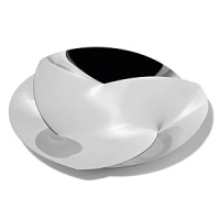 This eye-catching fruit bowl designed by Abi Alice blends age-old geometric forms and state-of-the-art techniques to produce functional pieces of profound beauty. Made of 18/10 stainless steel and laser-cut to exacting dimensions. This eye-catching fruit bowl designed by Abi Alice blends age-old geometric forms and state-of-the-art techniques to produce functional pieces of profound beauty. Made of 18/10 stainless steel and laser-cut to exacting dimensions.
