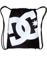 Tote your essentials in easy-wear style with this cinch bag from DC Shoes. Tote your essentials in easy-wear style with this cinch bag from DC Shoes.