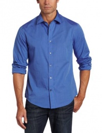 Perry Ellis Men's Big-Tall Long Sleeve Iridescent Chambray Woven Perry Ellis Men's Big-Tall Long Sleeve Iridescent Chambray Woven
