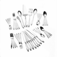 International Silver Prelude Dinner Size 46-Piece Flatware Set, Service for 8 International Silver Prelude Dinner Size 46-Piece Flatware Set, Service for 8