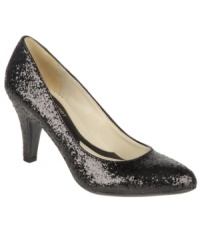 Bring a little boldness to your basics. Classic workweek pumps get a glittery makeover on the Collide design by Naturalizer. Bring a little boldness to your basics. Classic workweek pumps get a glittery makeover on the Collide design by Naturalizer.