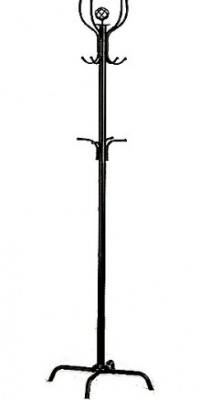 Coat Rack/Stand in Satin Black Metal Spider Style Coat Rack/Stand in Satin Black Metal Spider Style