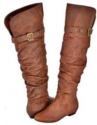 Blossom Firenze-9 Cognac Women Over The Knee Boots Blossom Firenze-9 Cognac Women Over The Knee Boots