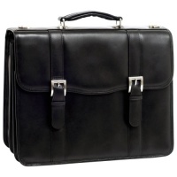 McKleinUSA FLOURNOY 85955 Black Leather Double Compartment Laptop Case McKleinUSA FLOURNOY 85955 Black Leather Double Compartment Laptop Case