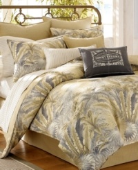 Shower your room in classic Tommy Bahama style with this Bahamian Breeze sheet set, boasting a smart stripe design in calming ivory and tan hues. Shower your room in classic Tommy Bahama style with this Bahamian Breeze sheet set, boasting a smart stripe design in calming ivory and tan hues.