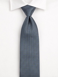 EXCLUSIVELY OURS. Bold stripes intertwined with a rich print pattern, neatly woven in Italian silk.About 3½ wideSilkDry cleanMade in Italy EXCLUSIVELY OURS. Bold stripes intertwined with a rich print pattern, neatly woven in Italian silk.About 3½ wideSilkDry cleanMade in Italy
