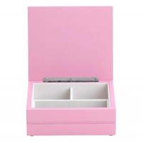 Small Wonder Alice Girls Jewelry Boxes in Pink/Pearl White Small Wonder Alice Girls Jewelry Boxes in Pink/Pearl White