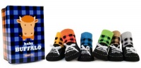 Trumpette Baby Buffalo 6 Pair Socks, Assorted, 0-12 Months Trumpette Baby Buffalo 6 Pair Socks, Assorted, 0-12 Months