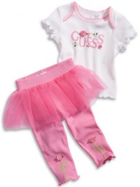 GUESS Kids Girls Baby GUESS Kids Girls Tee & Tutu Leggings (0 - , WHITE (3/6M) GUESS Kids Girls Baby GUESS Kids Girls Tee & Tutu Leggings (0 - , WHITE (3/6M)