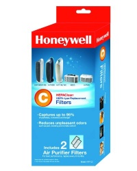 Honeywell HEPAClean Air Purifier Replacement Filter 2 Pack, HRF-C2/Filter (C)
