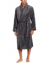Intimo Men's Solid Corel Fleece Shawl Collar Robe Intimo Men's Solid Corel Fleece Shawl Collar Robe