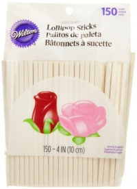Wilton 1912-1001 4-Inch Lollipop Sticks, 150 Pack Wilton 1912-1001 4-Inch Lollipop Sticks, 150 Pack