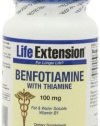 Life Extension Benfotiamine with Thiamine Capsule, 120-Count