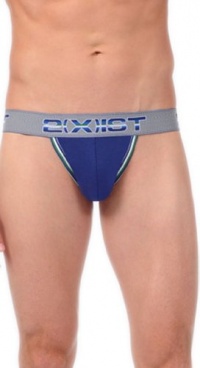2xist - 36122 - Athletic No-Show/Rise Jock Strap with Contour Pouch-Navy Blue-Extra Large 2xist - 36122 - Athletic No-Show/Rise Jock Strap with Contour Pouch-Navy Blue-Extra Large