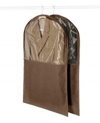 Keep clothes alive! Storing and protecting garments is quick and simple with this set of vinyl zip bags that keep out dust, odors, moths and more. Organize your suits, sweaters, blouses and other short garments so they always look as good as new! Keep clothes alive! Storing and protecting garments is quick and simple with this set of vinyl zip bags that keep out dust, odors, moths and more. Organize your suits, sweaters, blouses and other short garments so they always look as good as new!