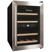 Vinotemp VT-12TEDS-2Z Dual Zone Thermoelectric Wine Cooler, 12-Bottle Vinotemp VT-12TEDS-2Z Dual Zone Thermoelectric Wine Cooler, 12-Bottle