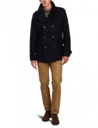 Calvin Klein Sportswear Men's Melton Wool Basic Peacoat Calvin Klein Sportswear Men's Melton Wool Basic Peacoat